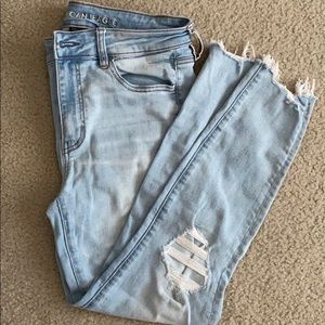 American Eagle Hi Rise jegging crop